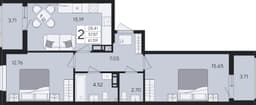 2-комнатная